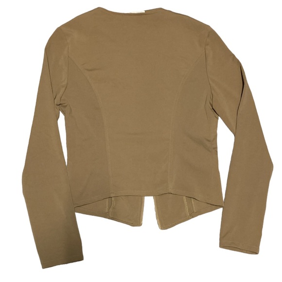 Love Republic Beige blazer with gold zipper detail - Picture 4 of 4